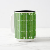 Fußball Zweifarbige Tasse (Vorderseite Links)
