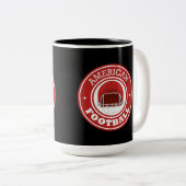 Fußball Zweifarbige Tasse (VorderseiteRechts)