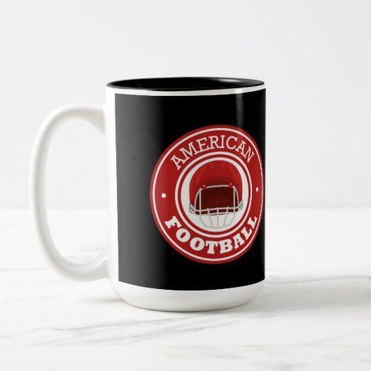 Fußball Zweifarbige Tasse (Links)