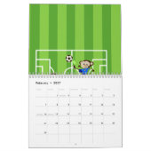 Fußballaffe Kalender (Feb 2027)