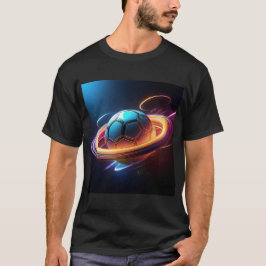 Fußballball als Saturn-Planet, Phantastisches Spor T-Shirt