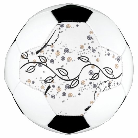 Fußballball-Blätter Fußball (Vorderseite)