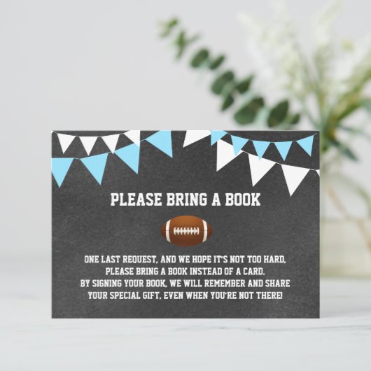 FUSSBALLBALL Bringen Sie eine Babydusche mit dem K Begleitkarte (Stehend Vorderseite)