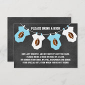 FUSSBALLBALL Bringen Sie eine Babydusche mit dem K Begleitkarte (Vorne/Hinten)