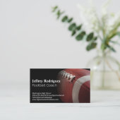 Fußballball | Coach Visitenkarte (Stehend Vorderseite)