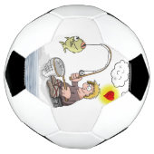 Fußballball-Fischerei Fußball (Gedreht)
