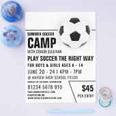 Fußballball, Flyer für Fußballwerbung (Einzeln)