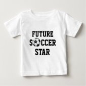 Fußballball, Fußballstar Baby T-shirt (Vorderseite)