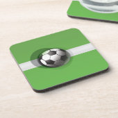 Fußballball Getränkeuntersetzer (Linke Seite)