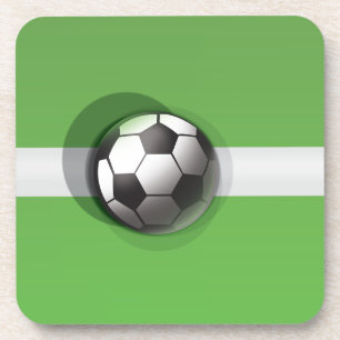 Fußballball Getränkeuntersetzer