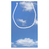 Fußballball im Netz Kleine Geschenktüte (Rückseite)