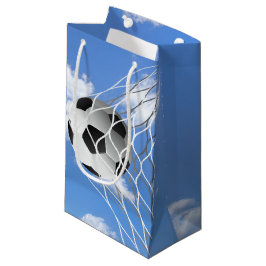 Fußballball im Netz Kleine Geschenktüte