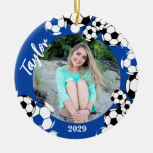 Fußballball Keepake Keramik Ornament