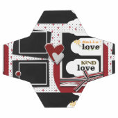 Fußballball-Liebe Fußball (Flach)