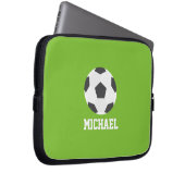 Fußballball Personalisiert Laptopschutzhülle (Vorne Rechts)