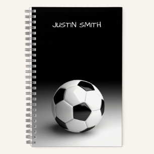 Fußballball-Personalisiert-Notebook Notizblock