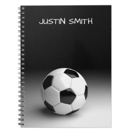 Fußballball-Personalisiert-Notebook Notizblock