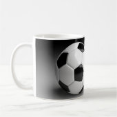 Fußballball Personalisierter Kaffee Tasse Cup (Links)