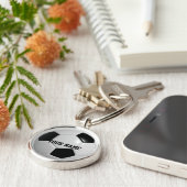 Fußballball Personalisierter Schlüsselanhänger (Seite)