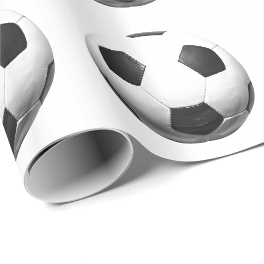 Fußballball Pop Kunst Geschenkpapier (Rolleneckpunkt)