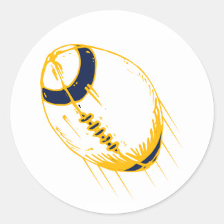 Fußballball Runder Aufkleber