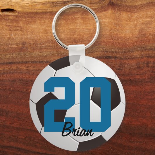 Fußballball-Schlüsselanhänger Schlüsselanhänger (Vorderseite)