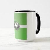 Fußballball Tasse (VorderseiteRechts)
