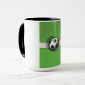Fußballball Tasse (Vorderseite Links)