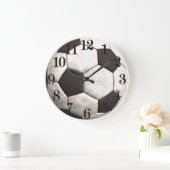 Fußballball-Team-Sportspiele Große Wanduhr (Zuhause)