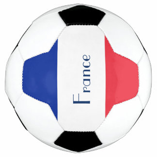 Fußballball unter französischer Flagge Fußball