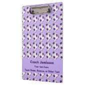 Fußballbälle, Coach, Lila und weiß Klemmbrett (Links)