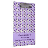 Fußballbälle, Coach, Lila und weiß Klemmbrett (Rechts)