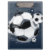 Fußballbälle Klemmbrett (Vorderseite)