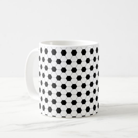 Fußballbecher Kaffeetasse (Vorderseite Links)