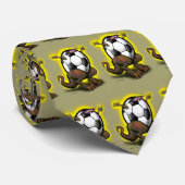 Fußballbestie Krawatte (Gerollt)