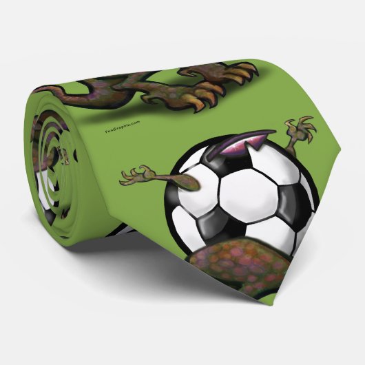 Fußballbestie Krawatte (Gerollt)