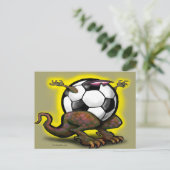 Fußballbestie Postkarte (Stehend Vorderseite)