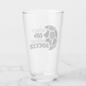 Fußballbier Glas (Rückseite)