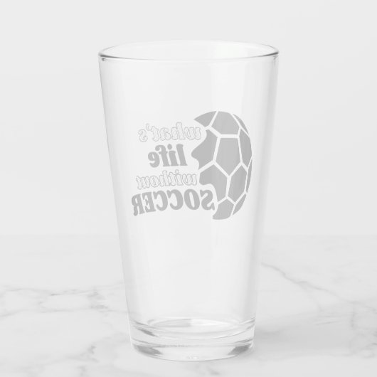 Fußballbier Glas (Rückseite)