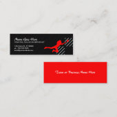 Fußballblöcke Mini Visitenkarte (Vorne/Hinten)