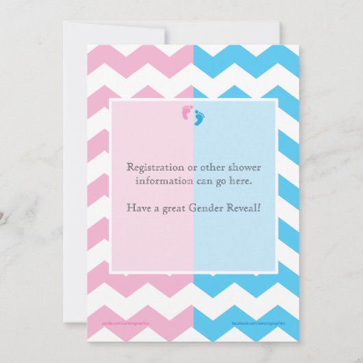 Fußballcheerleader Gender Reveitation Einladung (Rückseite)