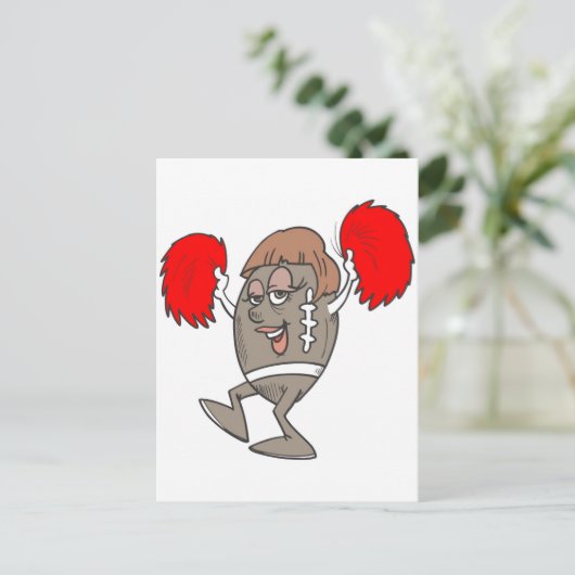 Fußballchef Postkarte (Stehend Vorderseite)