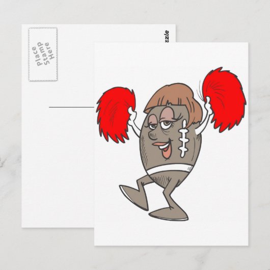 Fußballchef Postkarte (Vorne/Hinten)