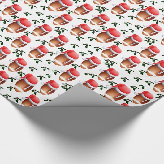 FUSSBALLCHRISTMAS GESCHENKPAPIER (Ecke)