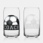 Fußballcoach-Glaswaren Dosenglas (Vorderseite)