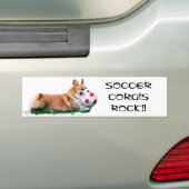 FUSSBALLcorgis-FELSEN!! Autoaufkleber (Auf Auto)