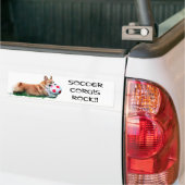 FUSSBALLcorgis-FELSEN!! Autoaufkleber (Auf Lkw)