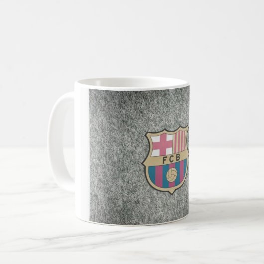 Fußballdesign für Barcelona-Fans Kaffeetasse (Vorderseite Links)
