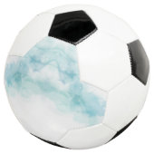 Fußballdesign mit einer Mischung aus Weiß Fußball (Dreiviertel)