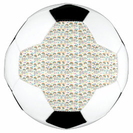 Fußballdesign mit kleinem Regenbogen Fußball